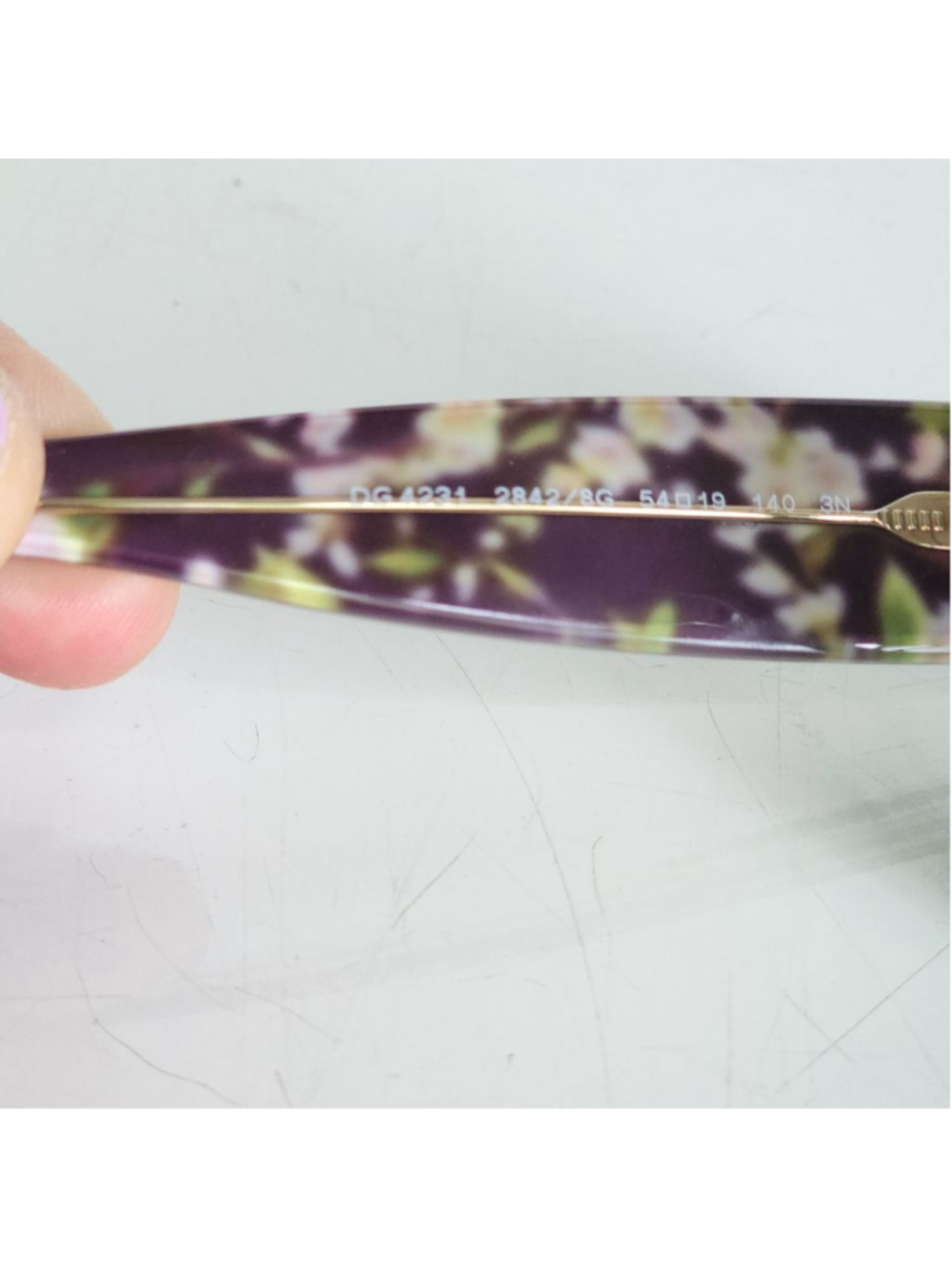 DOLCE & GABBANA Floral Cat Eye Sunglasses DG4231 - Picture 10 of 10